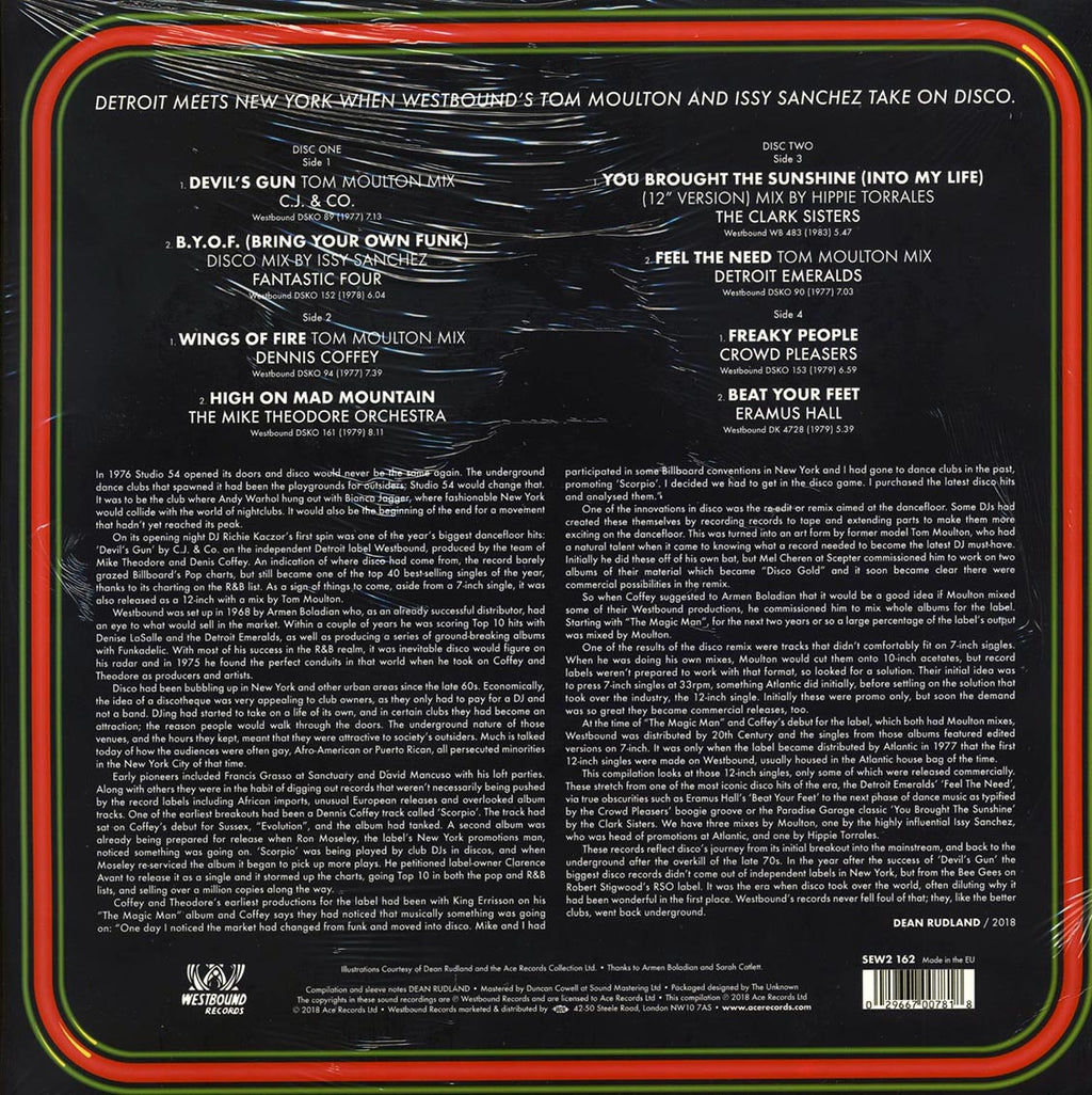 Fantastic Four, The Clark Sisters, Dennis Coffey, Etc. - Westbound Disco (2xLP) Vinyl Record