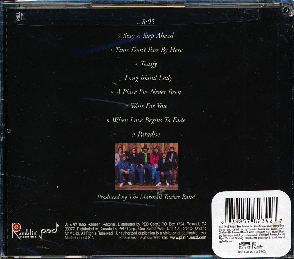 The Marshall Tucker Band - Just Us (marked/ltd stock) Music CD