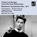 Beethoven / New York Philharmonic / Karajan - Symphonies 9 1 & 5 - Music CD