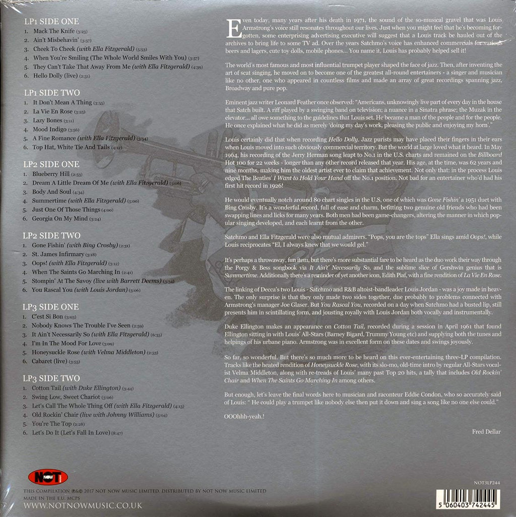 Louis Armstrong - The Platinum Collection (3xLP) (white vinyl) Vinyl Record