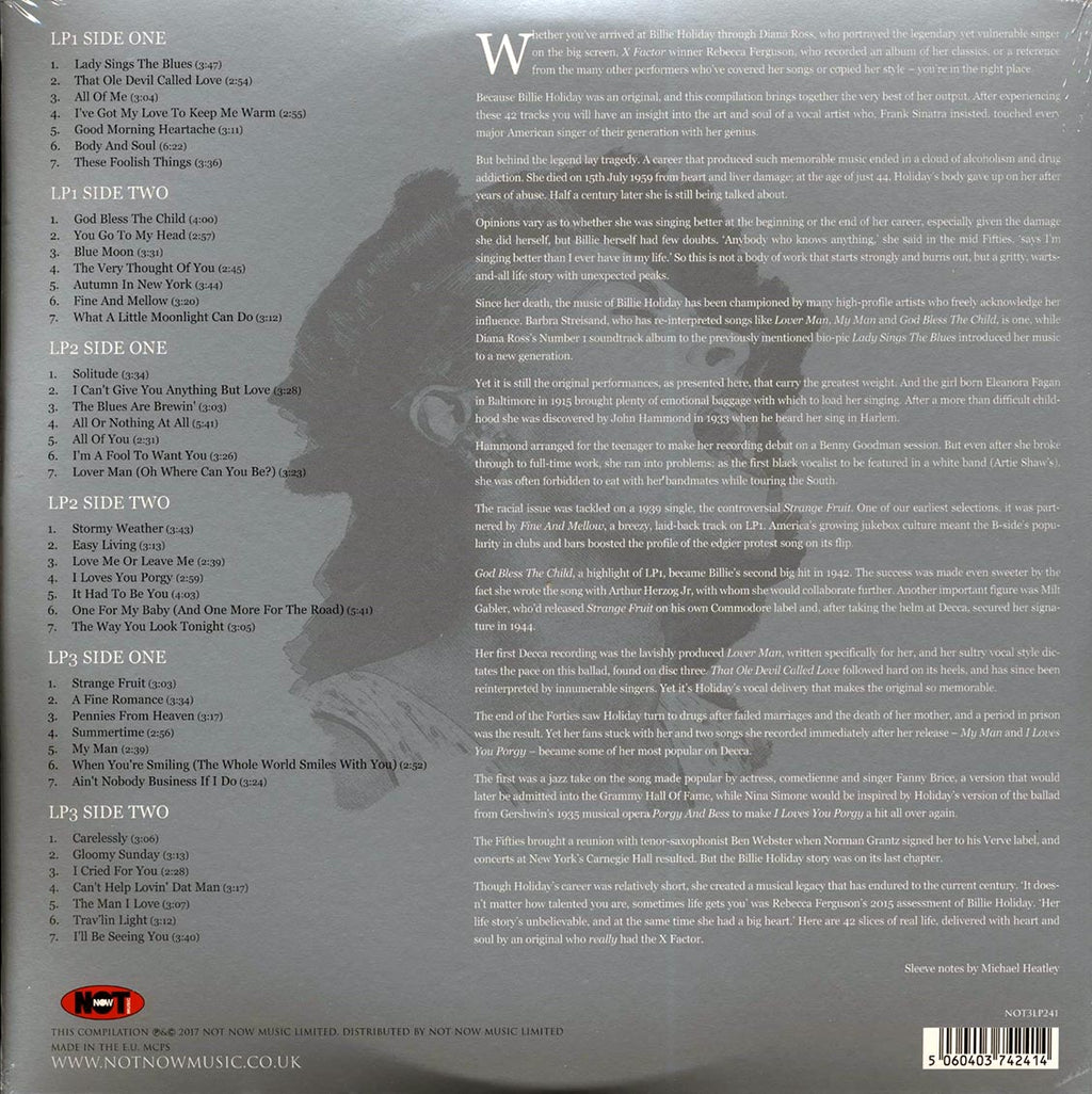 Billie Holiday - The Platinum Collection (3xLP) (white vinyl) Vinyl Record