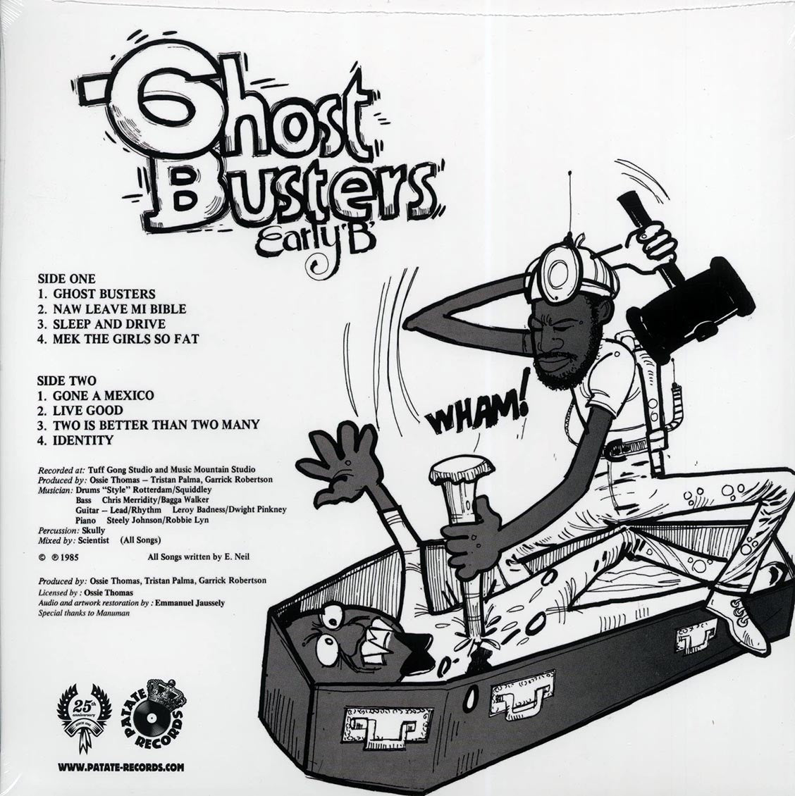 Early B - Ghost Busters Vinyl Record