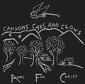 Amps For Christ - Canyons Cars & Crows - Music CD