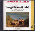 George Benson Quartet - Live At Casa Caribe Volume 3 Music CD