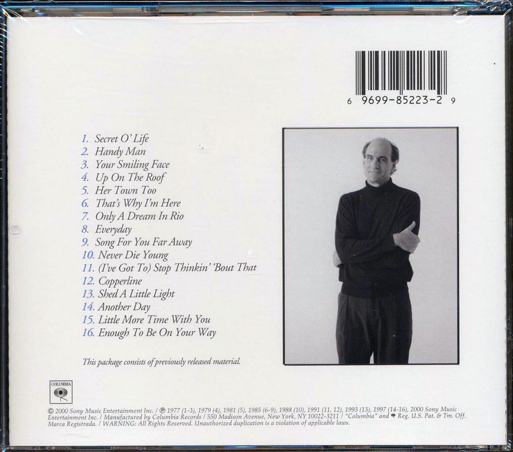 James Taylor - Greatest Hits Volume 2 (marked/ltd stock) Music CD