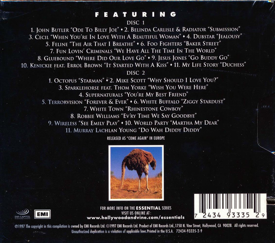 Foo Fighters, Belinda Carlisle, Sparklehorse, Etc. - Essential Interpretations: Today's Great Artists Perform Yesterday's Classics (22 tracks) (ltd. ed.) (2xCD) (incl. large booklet) (marked/ltd stock) Music CD