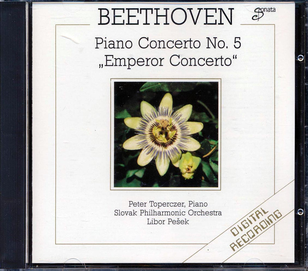 Beethoven - Piano Concerto No. 5 Emperor Concerto: Sloval Philharmonic Orchestra, Libor Pesek Music CD