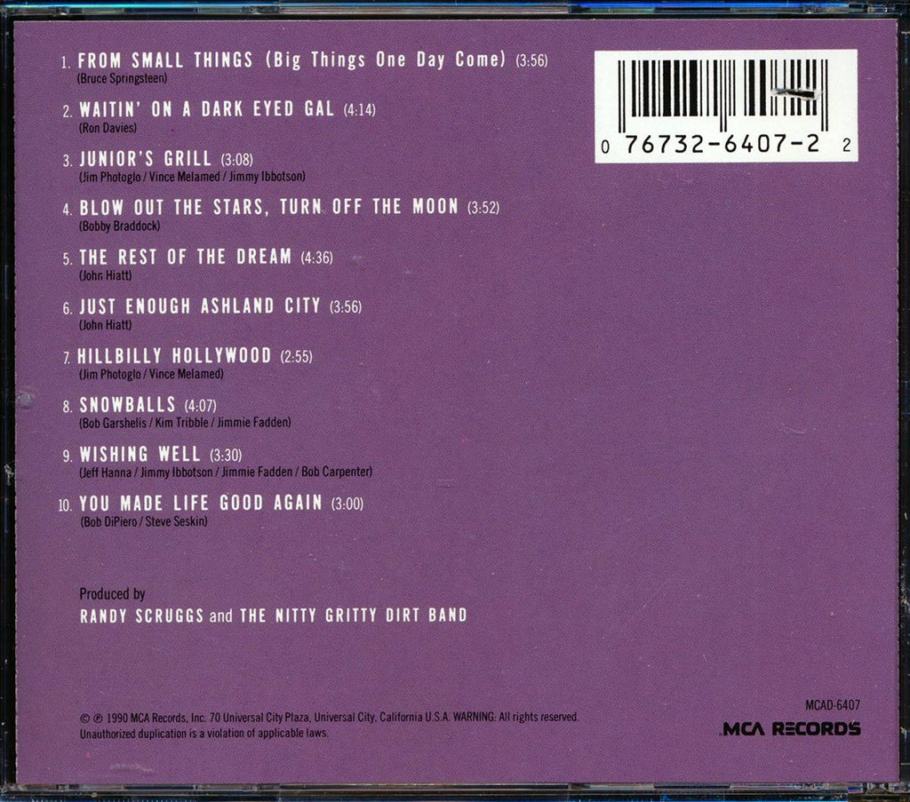 The Nitty Gritty Dirt Band - The Rest Of The Dream (marked/ltd stock) Music CD