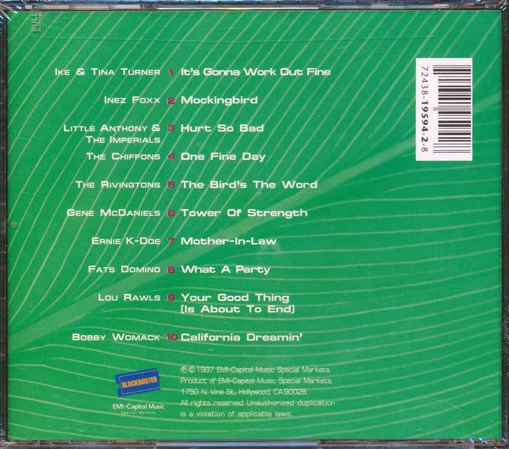 Ike & Tina Turner, The Chiffons, Fats Domino, Lou Rawls, Etc. - Blockbuster Summer Series: '60s R&B Music CD