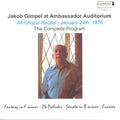 Chopin / Gimpel - Fantasie In F Minor Op 49 / Sonata B Minor Op 58 - Music CD
