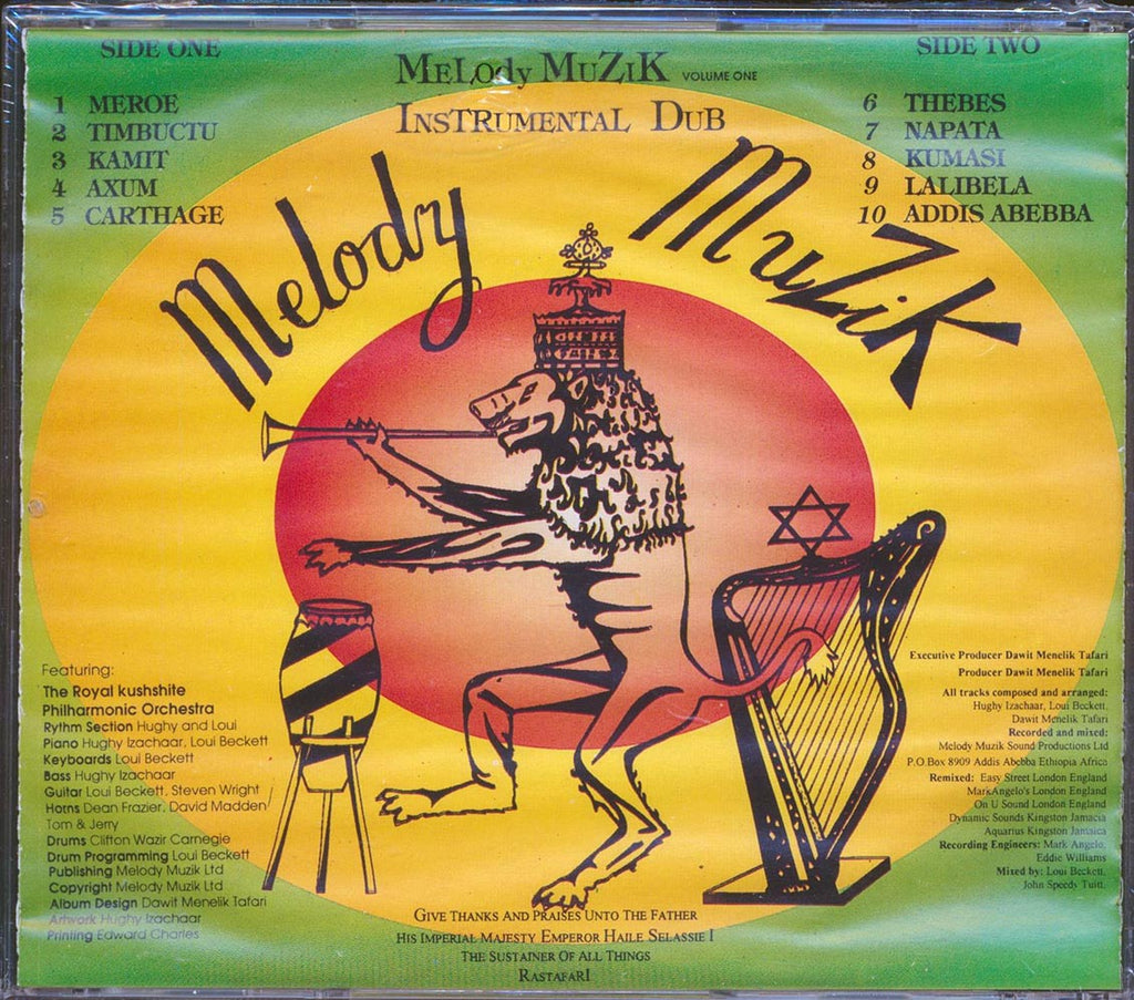 Melody Muzik - Instrumental Dub Music CD