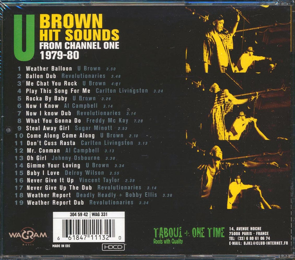 U Brown, Carlton Livingston, Al Campbell, Etc. - Hit Sounds From Channel One 1979-1980 Music CD