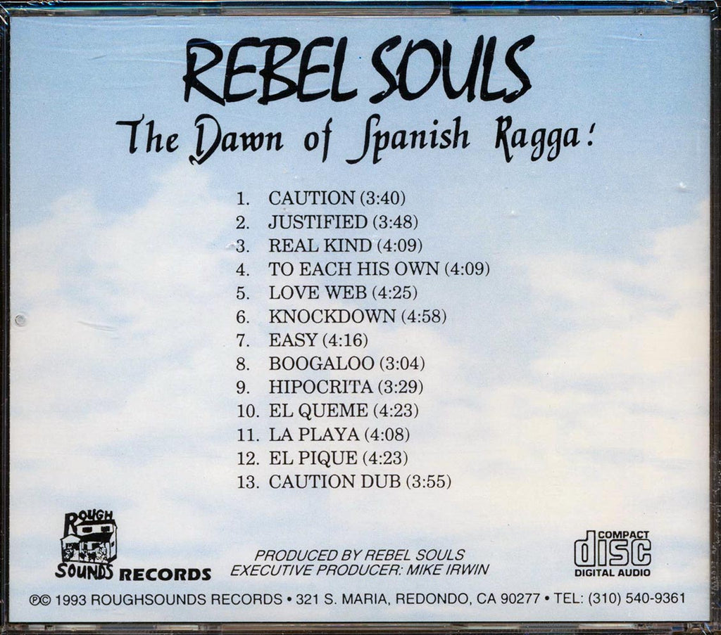 Rebel Souls - The Dawn Of Spanish Ragga Music CD