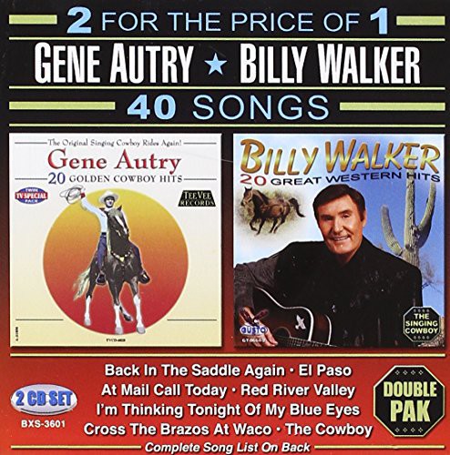 Autry,gene / Walker,billy - 40 Songs - Music CD