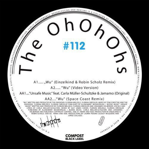 Ohohohs - Compost Black Label 112 - Vinyl Record