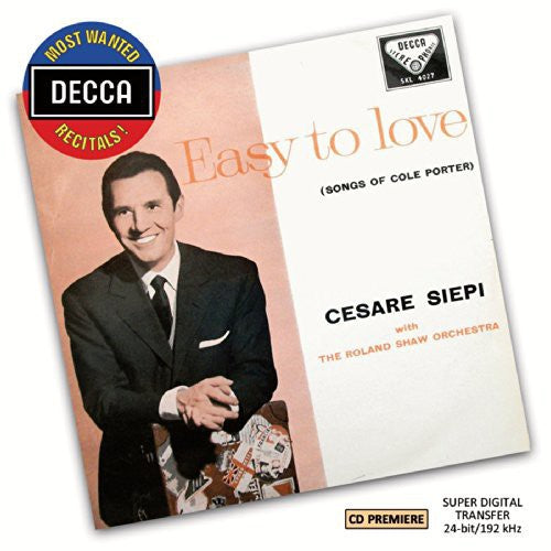 Siepi / Erede / The Roland Shaw Orchestra - Most Wanted Recitals: Cesare Siepi - Easy To Love - Music CD