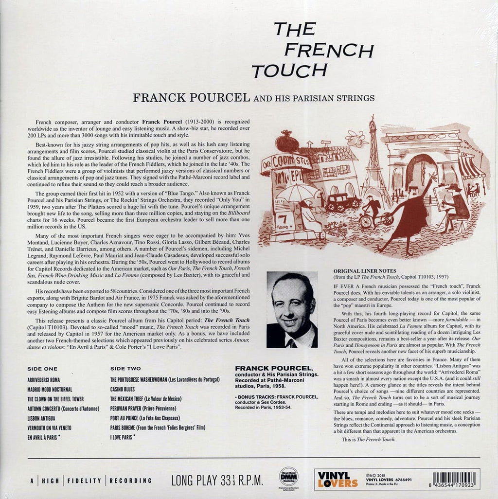 Franck Puourcel And His Parisian Strings - The French Touch (+2 bonus tracks) (ltd. ed.) (180g) Vinyl Record