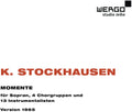 Stockhausen / Arroyo / Kontarsky / Stockhausen - Momente - Music CD