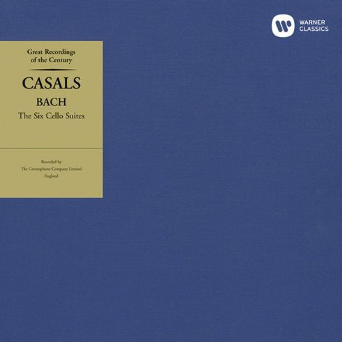 Casals,pablo - J.s.bach: Unacconpanied Cello Suites - Music CD