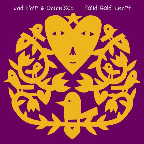 Solid Gold Heart Vinyl Record