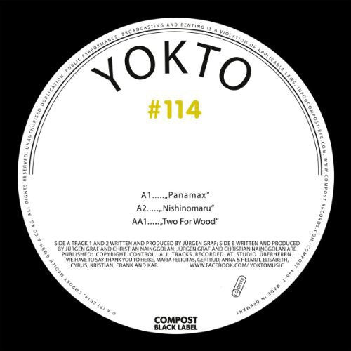 Yokto - Compost Black Label 114 - Vinyl Record