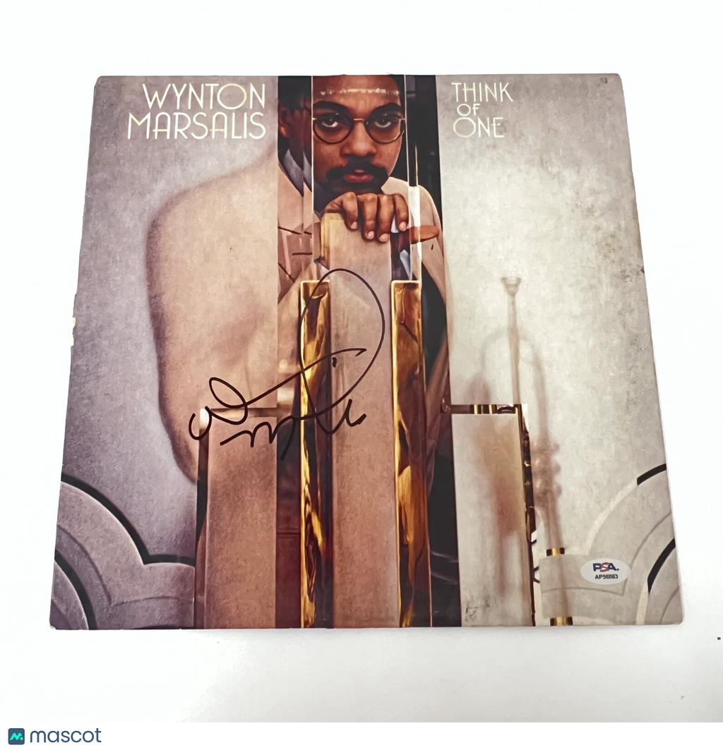 Wynton Marsalis Signed Vinyl Cover PSA/DNA Think Of One Autographed