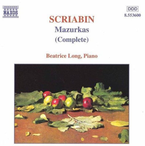 Scriabin / Long - Ten Mazurkas Op 3 / Two Mazurkas Op 40 - Music CD