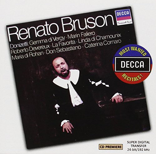 Bruson / Martinotti / Orchestra Del Teatro Regio - Most Wanted Recitals: Renato Bruson - Donizetti - Music CD