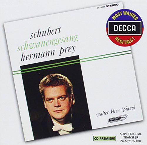 Prey / Klien - Most Wanted Recitals: Schubert - Schwsnengesang - Music CD