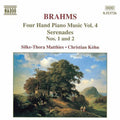 Brahms / Matthies / Kohn - Four Hand Piano Music 4 - Music CD