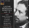 Liszt / Scriabin / Prokofiev - Lazar Berman Rarities Vol 2 - Music CD
