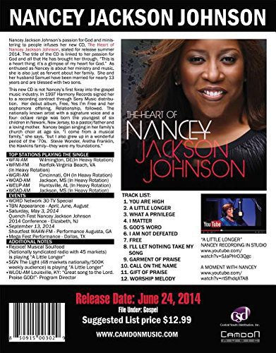 Johnson,nancey Jackson - Heart Of Nancey Jackson Johnson - Music CD