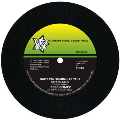 Gomez,jesse - Baby I'm Coming At You/in The City - Vinyl Record