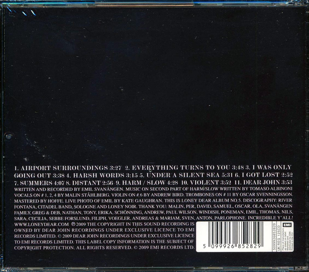Loney Dear - Dear John Music CD