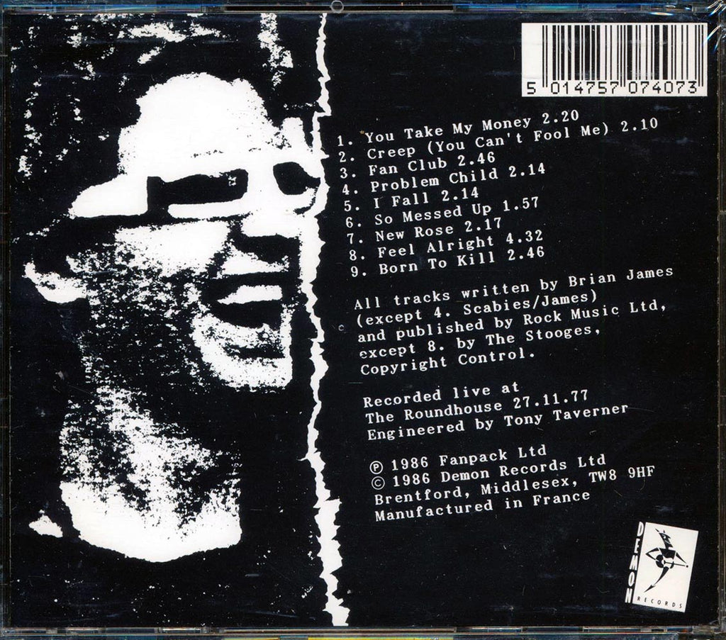 The Damned - Not Captains Birthday Party? Music CD