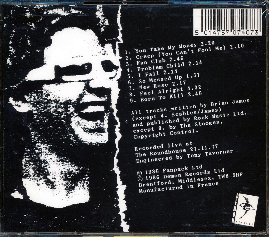The Damned - Not Captains Birthday Party? Music CD