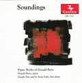 Betts / Zins / Links - Soundings: Piano Works - Music CD