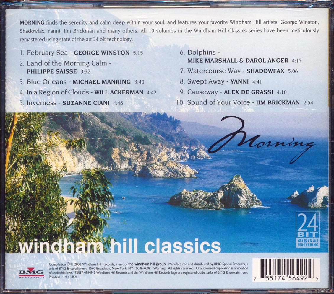 Yanni, George Winston, Etc. - Windham Hill Classics: Morning (24-bit mastering) Music CD