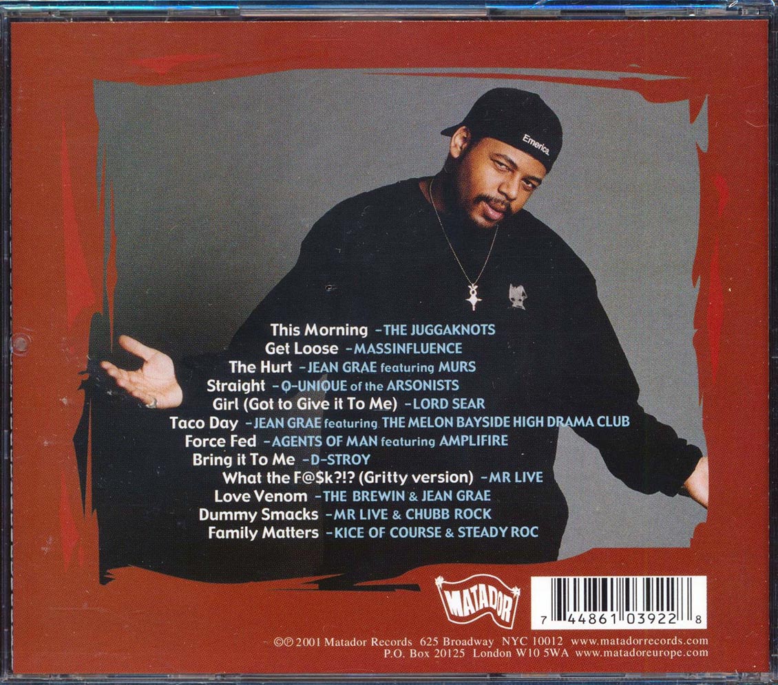 Massinfluence, Mr. Live, The Juggaknots, Etc. - Pity The Fool Music CD