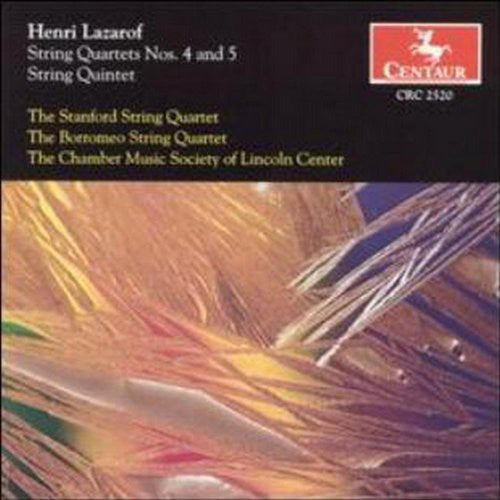 Lazarof / Chamber Music Society Of Lincoln Center - String Quartet 4 & 5 / String Quintet - Music CD