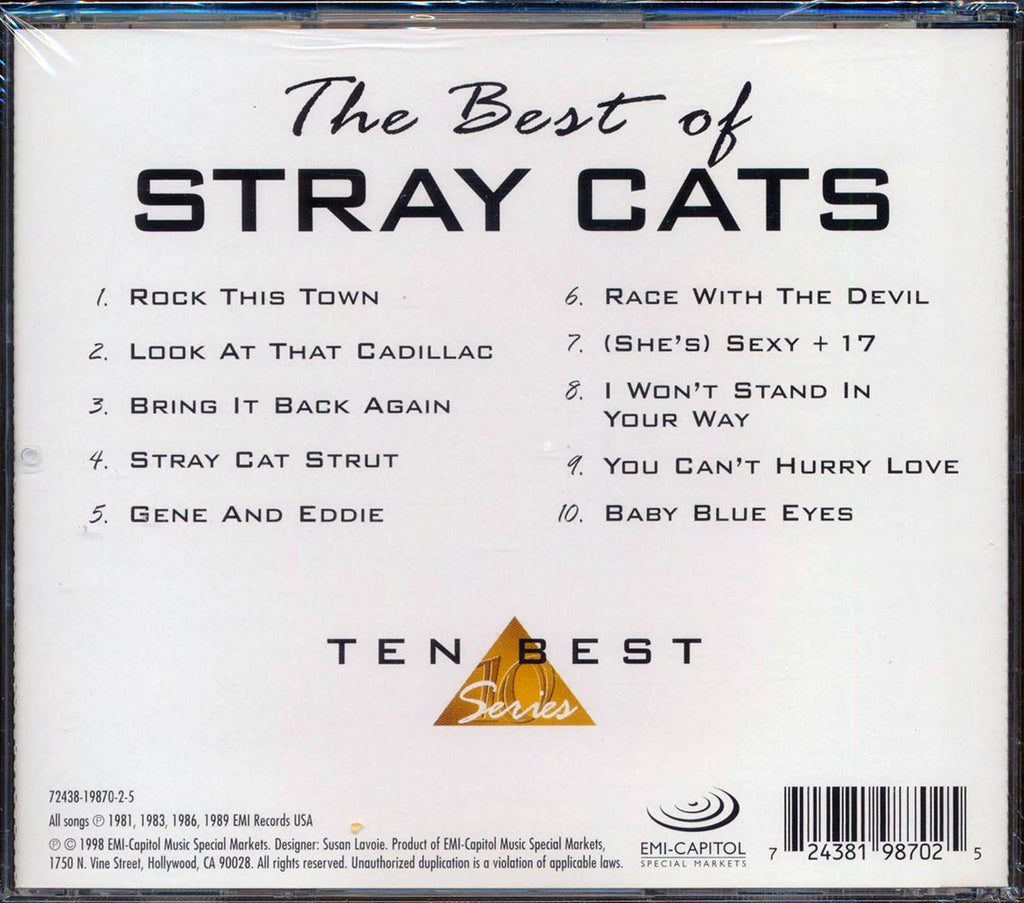 Stray Cats - The Best Of Stray Cats Music CD