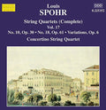 Spohr - Str Qrts 17 - Music CD