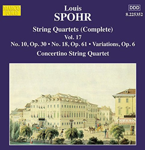 Spohr - Str Qrts 17 - Music CD