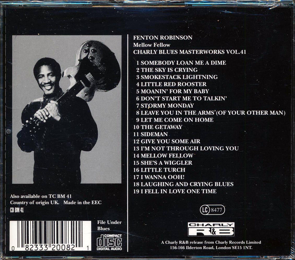 Fenton Robinson - Mellow Fellow: Charly Blues Masterworks Volume 41 Music CD