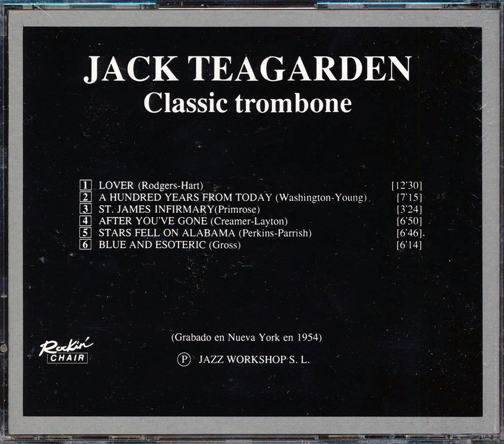 Jack Teagarden - Classic Trombone Music CD