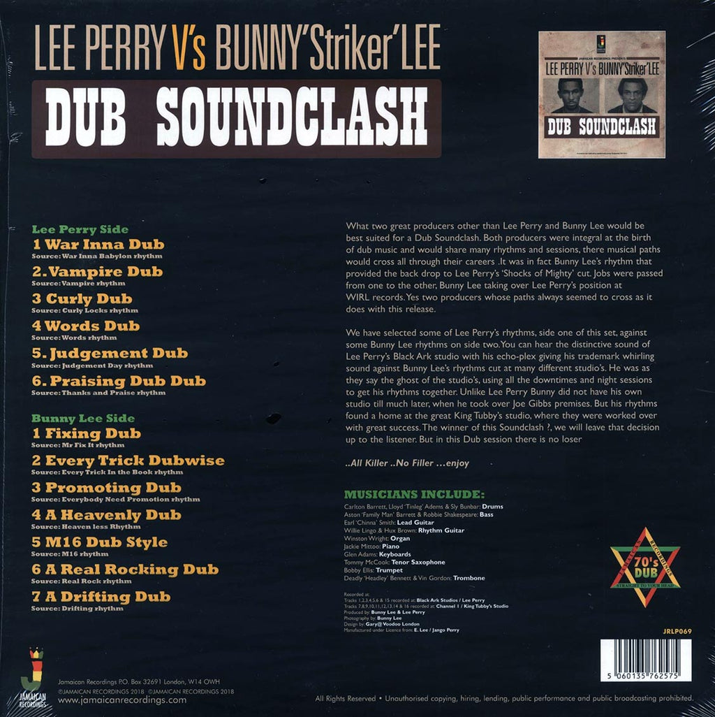 Lee Perry, Bunny Lee - Lee Perry Vs Bunny Striker Lee: Dub Soundclash (180g) Vinyl Record