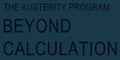 Austerity Program - Beyond Calculation - Music CD
