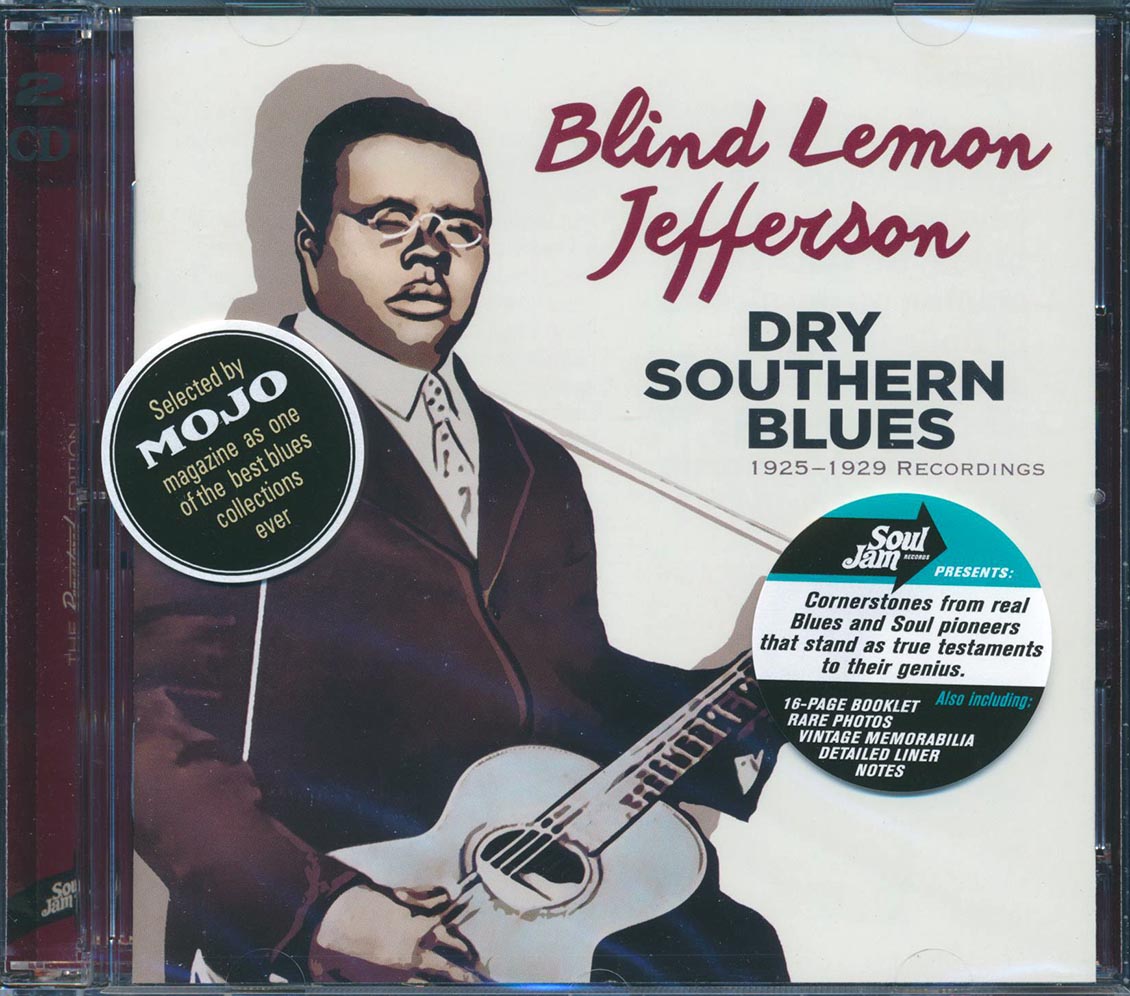 Blind Lemon Jefferson - Dry Southern Blues: 1925-1929 Recordings (50 tracks) (2xCD) (incl. 16-page booklet) (remastered) Music CD