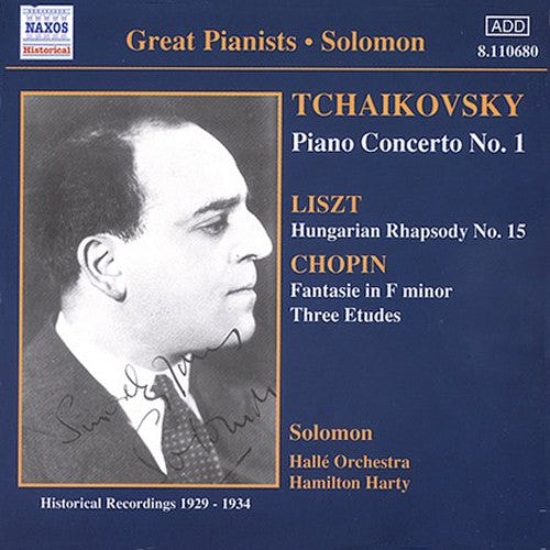 Tchaikovsky / Solomon / Harty / Halle Orchestra - Piano Concerto 1 In B Flat Minor - Music CD