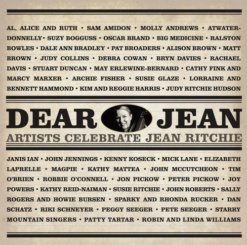 Dear Jean: Artist Celebrate Jean Ritchie / Var - Dear Jean: Artist Celebrate Jean Ritchie / Var - Music CD